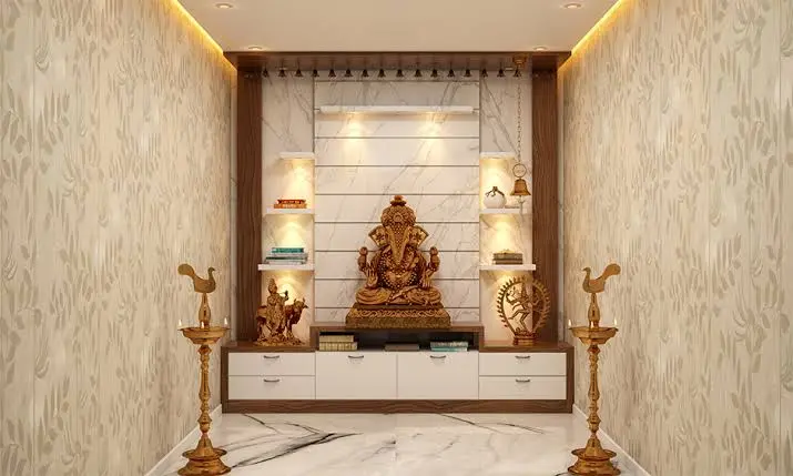 pooja room interior design