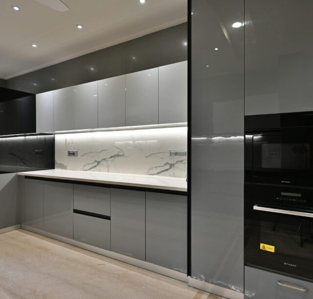 luxury Modular kitchen interiors in Nallagandla